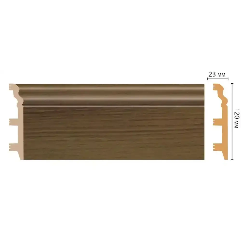Плинтус напольный DECOMASTER D233-88 120*23*2400 мм Плинтус напольный DECOMASTER D233-88 120*23*2400 мм
