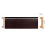 Плинтус напольный D234-433 DECOMASTER венге 58*16*2400 мм