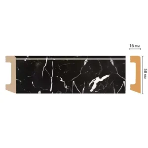 Плинтус напольный DECOMASTER D234-78 58*16*2400 мм