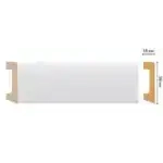 Плинтус напольный D234 ДМ DECOMASTER D234 ДМ 58*16*2000 мм