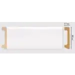 Плинтус белый D235-115 DECOMASTER 80*17*2400 мм