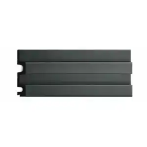 3D панель D302-112 DECOMASTER черный антрацит 122*21*2900 мм