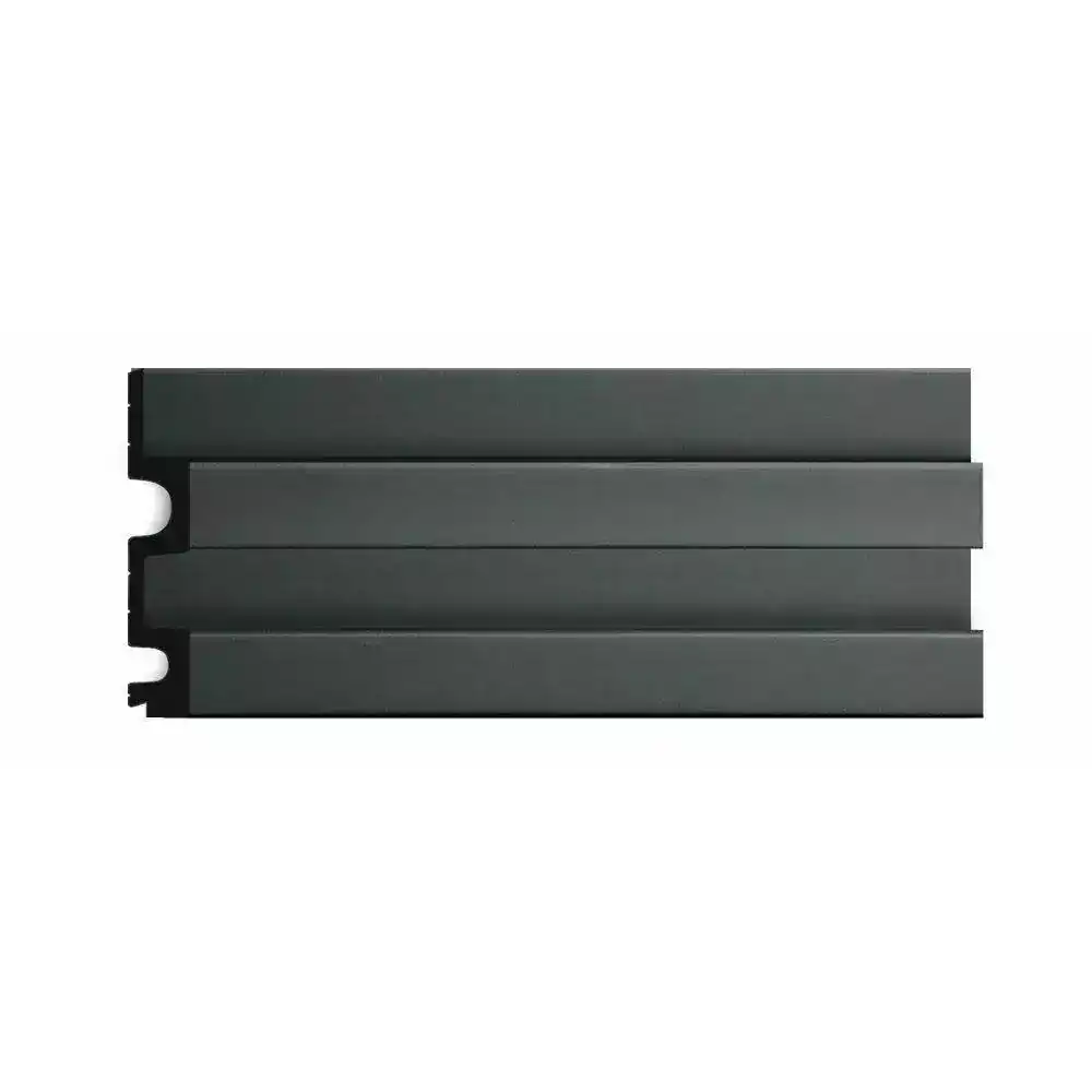 3D панель D302-112 DECOMASTER черный антрацит 122*21*2900 мм 3D панель D302-112 DECOMASTER черный антрацит 122*21*2900 мм