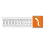 Гибкий потолочный плинтус DT-9813 DECOMASTER 100*60*2400 мм
