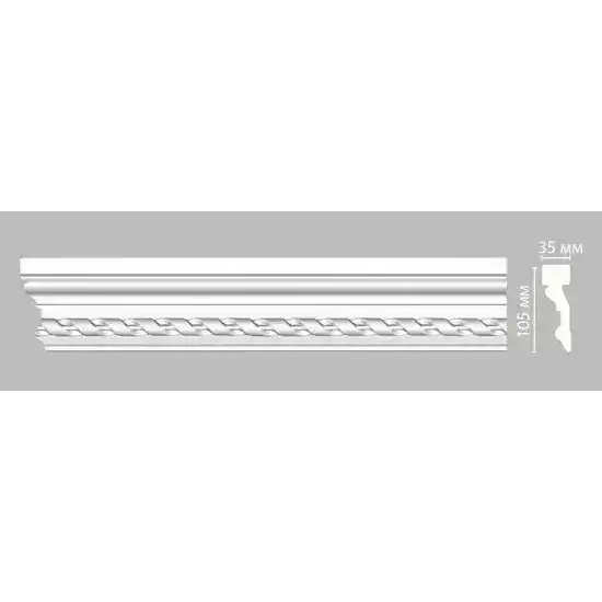 Молдинг с орнаментом DECOMASTER DT-1 105*35*2400 Молдинг с орнаментом DECOMASTER DT-1 105*35*2400