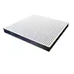 Плита фальшпола вентиляционная из алюминия K&R Design Alum 55P/PVC Antistatic conductive - 25