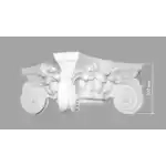 Капитель 90024-2 DECOMASTER 450*450*220 мм