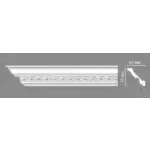 Потолочный плинтус с орнаментом DECOMASTER 95673 77*81*2400