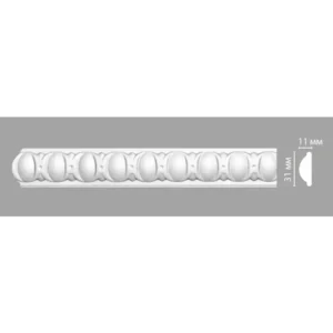 Молдинг гибкий 98885F DECOMASTER 31*11*2400 мм