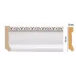 Плинтус напольный 166-118 Decomaster 90*19*2400 мм