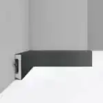 Плинтус черный D234-112 ДМ  DECOMASTER Антрацит 58*16*2400 мм