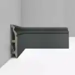 Плинтус напольный D232-112 ДМ  DECOMASTER антрацит черный лофт 100*22*2400 мм