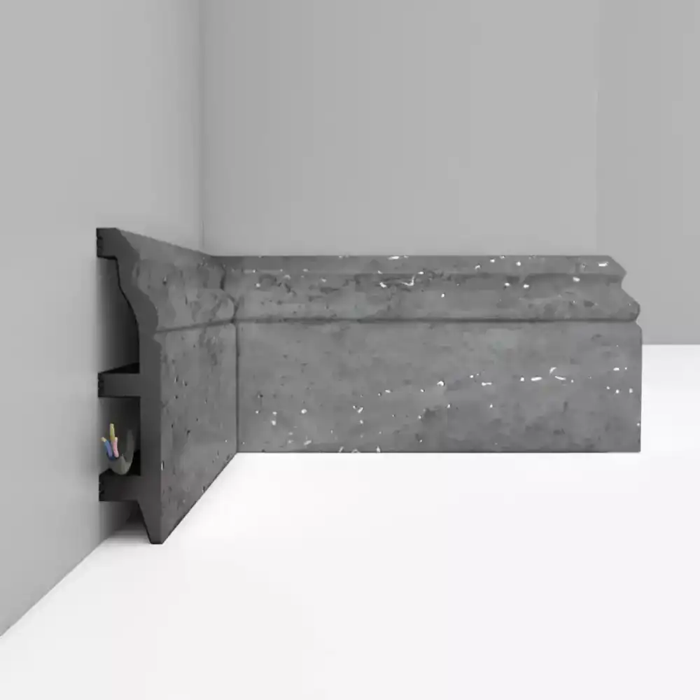 Плинтус напольный D232-1632G DECOMASTER бетон темный мерцающий 100*22*2400 мм Плинтус напольный D232-1632G DECOMASTER бетон темный мерцающий 100*22*2400 мм