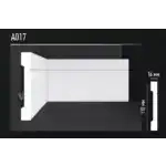 Плинтус напольный A017 DECOMASTER 110*16*2000 мм