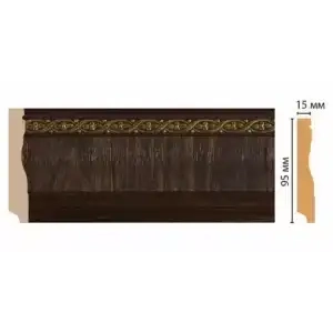 Плинтус напольный 153-1 Decomaster 95*12*2400 мм