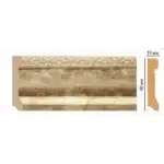 Плинтус напольный 166-127 Decomaster 90*19*2400 мм