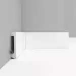 Плинтус белый D235-115 DECOMASTER 80*17*2400 мм