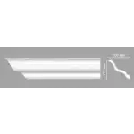 Потолочный плинтус DP-356 DECOMASTER 117*100*2400 мм
