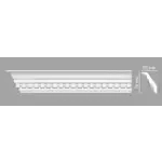 Потолочный плинтус DT-22 DECOMASTER 78*50*2400 мм