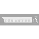 Плинтус потолочный DT-88151 DECOMASTER 68*37*2400 мм