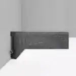 Плинтус напольный D235-1632G DECOMASTER бетон темный мерцающий 80*17*2400 мм