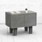 Прикроватная тумба mirror s фанера-винтажный серый ARCHPOLE