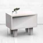 Прикроватная тумба mirror oak фанера-винтажный белый ARCHPOLE