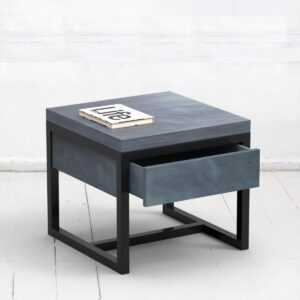 Стол журнальный old drawer фанера-винтажный синий ARCHPOLE