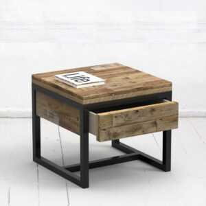 Стол журнальный old drawer доска-коричневая ARCHPOLE
