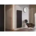 Трубчатый радиатор с прямоугольным профилем 30х60 GUARDO RETTA 6SP 1500 мм высотой, 140 мм шириной, 2 секции, боковое подключение, 6SP-1500-02 BK-VER RAL9016 белый матовый