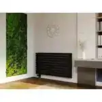 Трубчатый радиатор с прямоугольным профилем 30х60 GUARDO RETTA 6SP 780 мм высотой, 500 мм шириной, 10 секций, боковое подключение, 6SP-0500-10 BK-GOR RAL9016 белый матовый