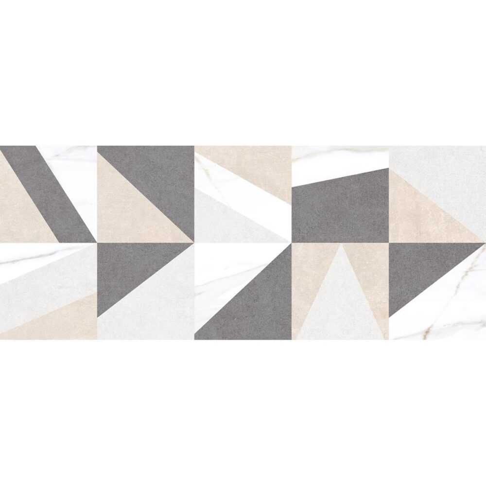 Elegance плитка настенная белый мозаика 20×50 LAPARET