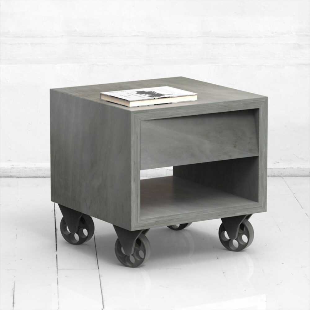 Прикроватная тумба staple oak фанера-винтажный серый ARCHPOLE Прикроватная тумба staple oak фанера-винтажный серый ARCHPOLE