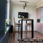 Стол барный metalstripe фанера-винтажный белый ARCHPOLE