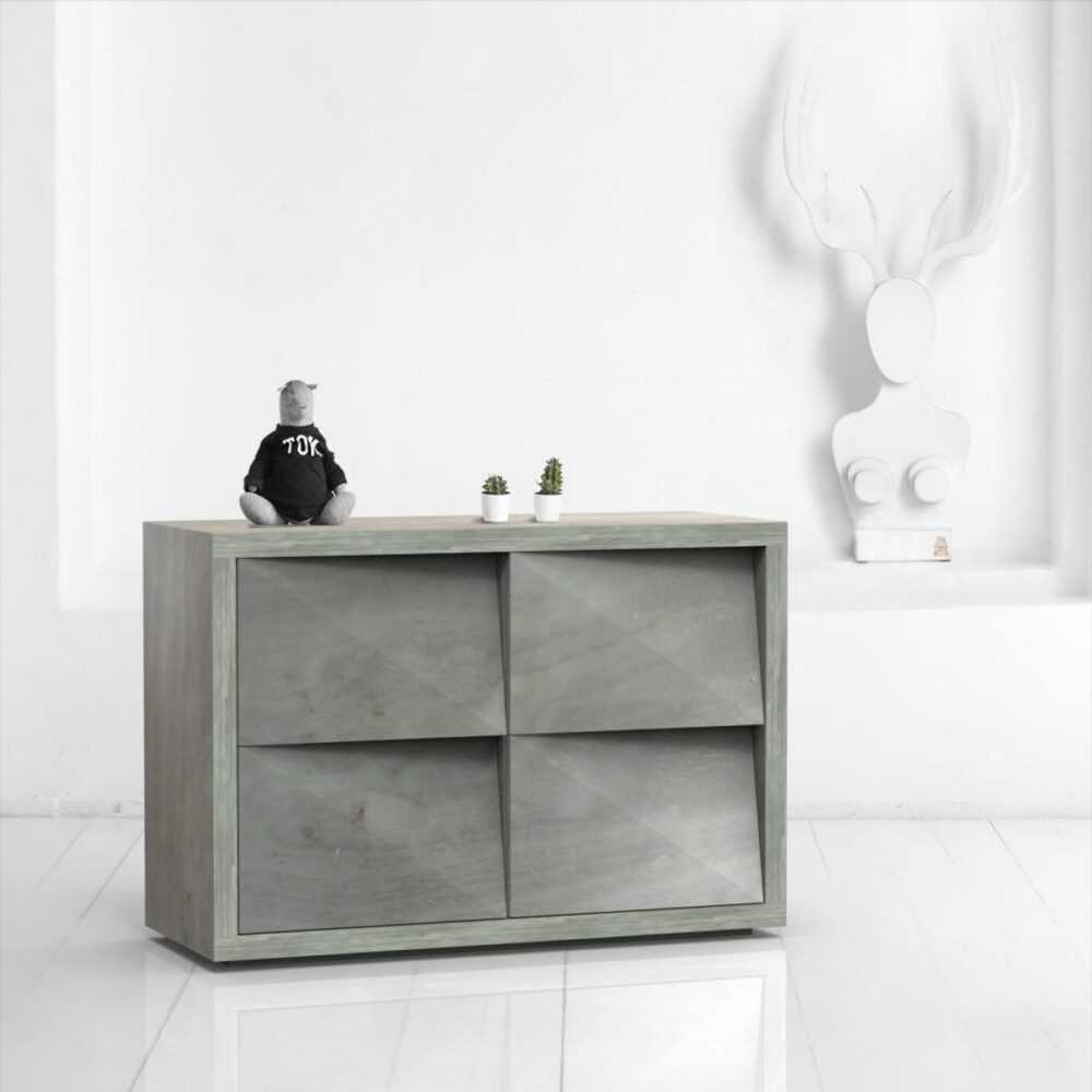 Комод oak фанера-винтажный-серый ARCHPOLE Комод oak фанера-винтажный-серый ARCHPOLE