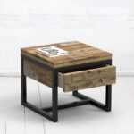 Стол журнальный old drawer доска-коричневая ARCHPOLE