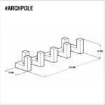 Крючок no name 8 цвет на выбор ARCHPOLE