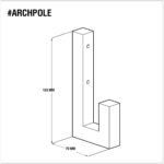 Крючок номер 1 цвет на выбор ARCHPOLE