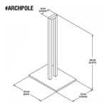 Держатель для бумажных полотенец цвет на выбор ARCHPOLE