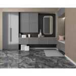 Gray керамогранит светлый полированный 60×60 LAPARET
