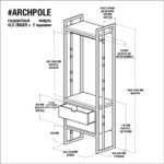 Гардеробный модуль с ящиком old zinger конструктор ARCHPOLE