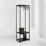Гардеробный модуль минимализм фанера-винтажный черный ARCHPOLE