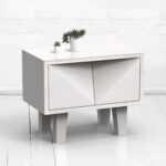Прикроватная тумба mirror oak фанера-винтажный белый ARCHPOLE