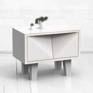 Прикроватная тумба mirror oak фанера-винтажный белый ARCHPOLE