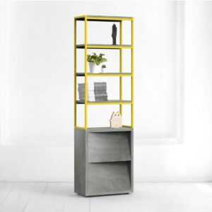 Стеллаж oak фанера-винтажный серый ARCHPOLE