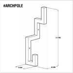 Крючок no name 6 цвет на выбор ARCHPOLE