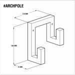 Крючок no name 5 цвет на выбор ARCHPOLE