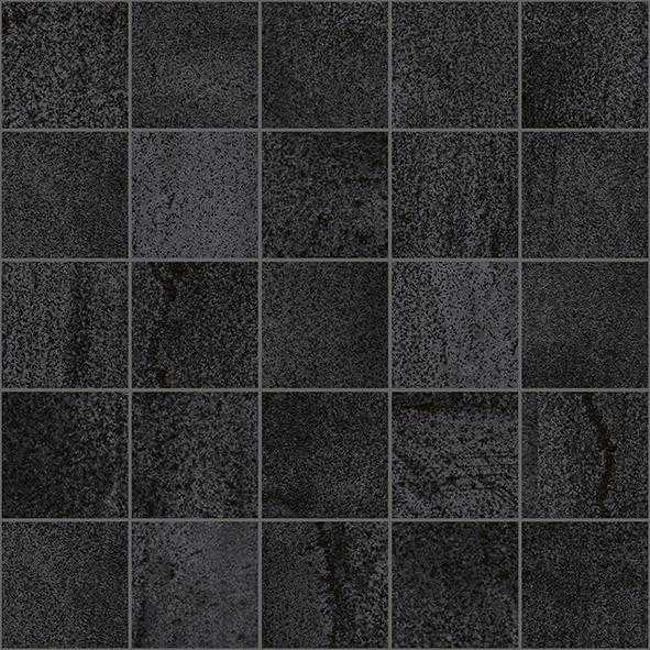 Metallica декор мозаичный чёрный 25×25 LAPARET