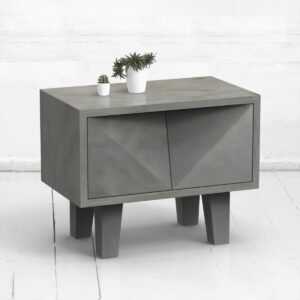 Прикроватная тумба mirror oak фанера-винтажный серый ARCHPOLE
