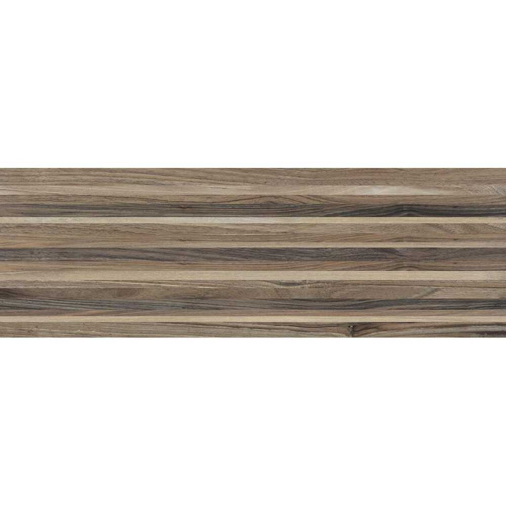 Zen плитка настенная полоски коричневый 20×60 LAPARET